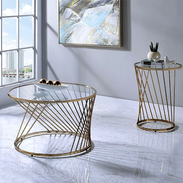 Luna Cross Center Table & Set